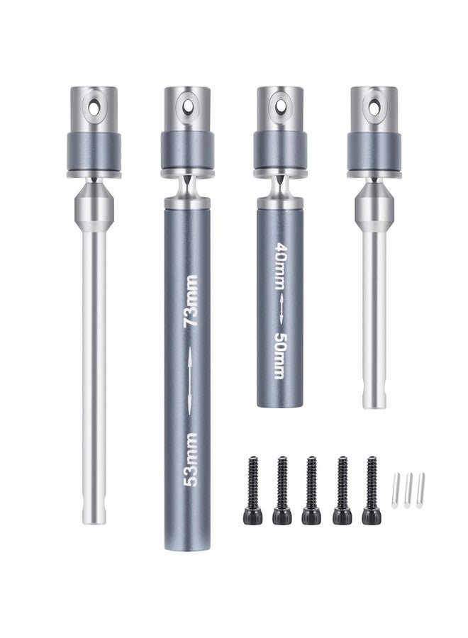 RCLIONS عمود إدارة مركزي فولاذي من RCLIONS، بطول 40+53 مم، مناسب لسيارات التحكم عن بعد من طراز AXIAL SCX24 AXI00001 C10 AXI00002 JLU AXI00006 Bronco RC Crawler، قطع غيار مُحسّنة - Image 4